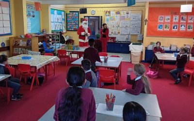 Santa Visiting Mr McGuinness 1st Class