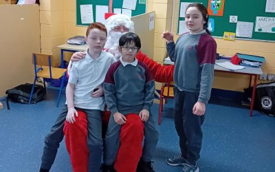 Santa Visiting the Children of Room 8